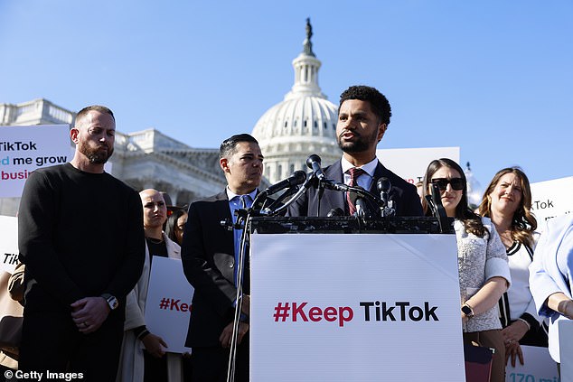 Gen Z Congressman Maxwell Frost said he had a 'strong no' vote on the TikTok bill, ahead of a vote in the House of Representatives that forced the app's Chinese parent company to divest or risk a ban in the US .