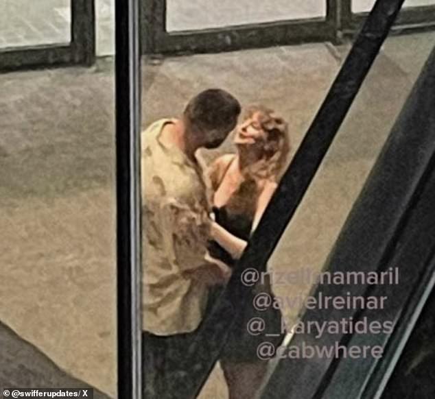 Kelce and Swift were spotted having a romantic encounter after one of her concerts in Singapore