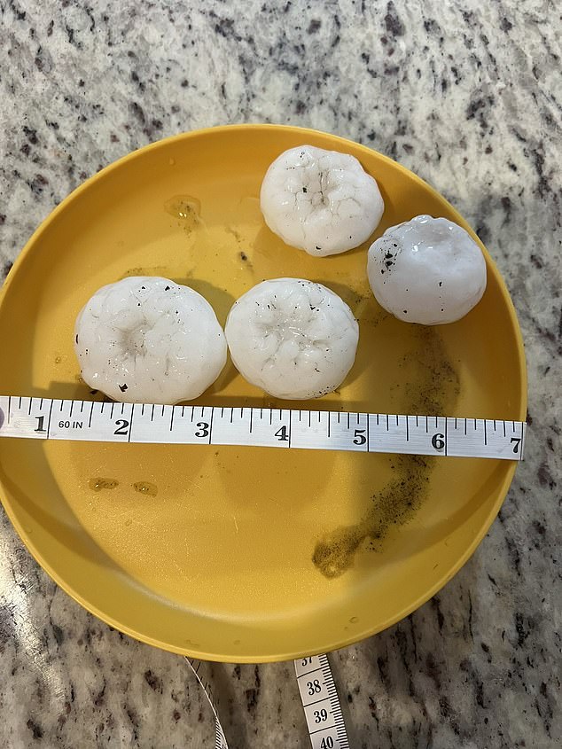 Heartbreaking videos emerging from across the Kansas City metro area capture softball-sized hail as the tornado touched down in north-central Kansas