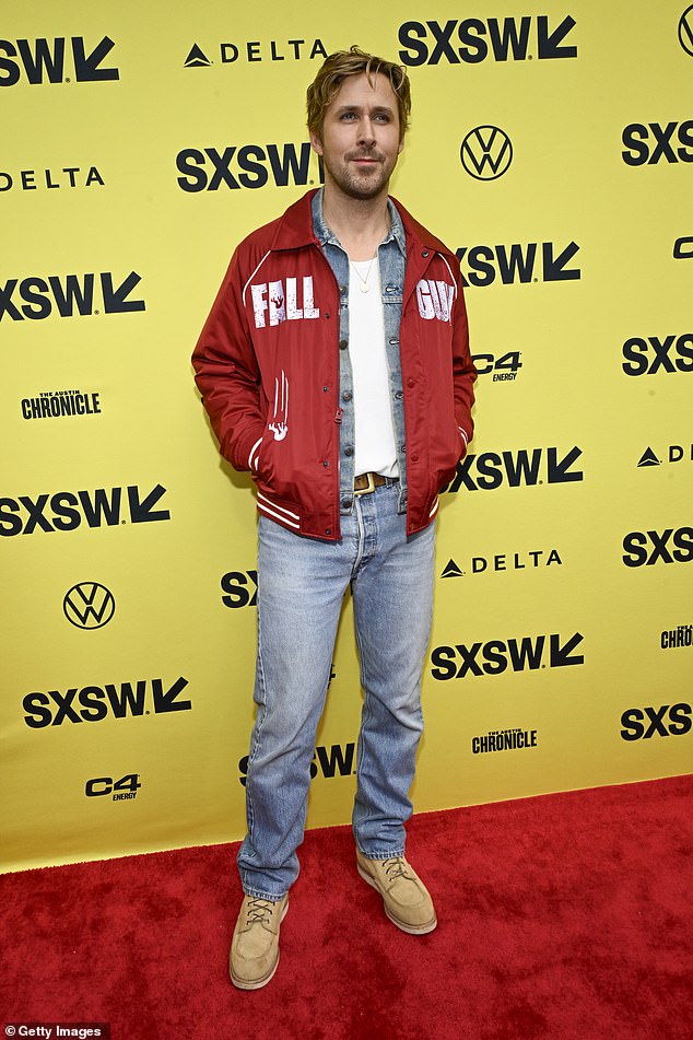 While speaking to USA Today about performing at the SXSW festival in Austin (seen above), Gosling explained: 'I just wanted it to be as fun as possible'