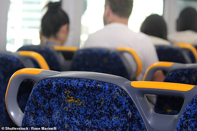 Other complaints about public transport included placing feet on seats, vaping in the carriages and making loud phone calls