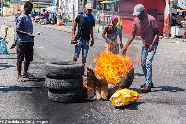 He bracketed this last claim as scores of Haitians caught in the gangs' crossfire continue to struggle for survival.