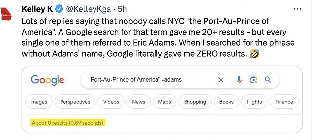 Adams was quickly mocked by users and was even fact-checked by X, stating that the city had never been referred to by such a term