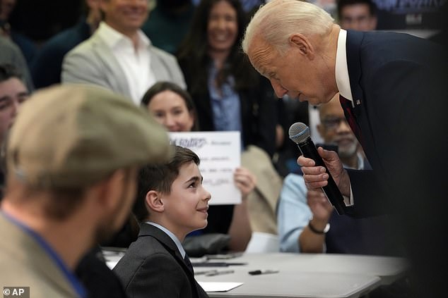 President Joe Biden on Wednesday visited his Wisconsin re-election campaign headquarters in Milwaukee, the city that will serve as the backdrop for this summer's Republican National Convention after Democrats abandoned it in 2020 due to the ongoing COVID-19 pandemic