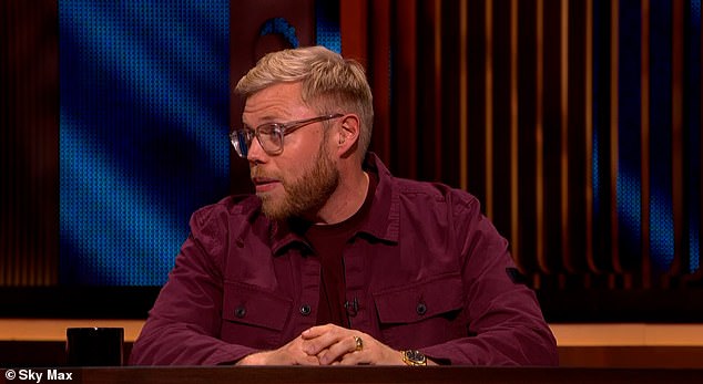 Host Rob Beckett quickly moved on from Josh's Phillip joke to spare Alison further humiliation