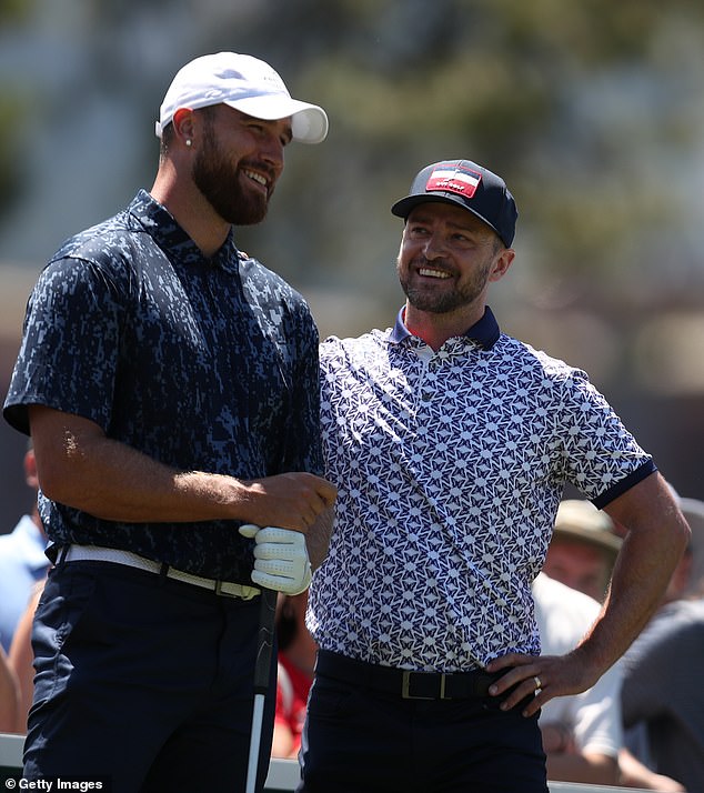 The Chiefs tight end is believed to be a longtime friend of music legend Timberlake