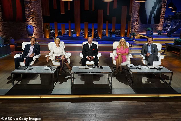 O'Leary (pictured center with his Shark Tank co-stars) says couples should only have three credit cards