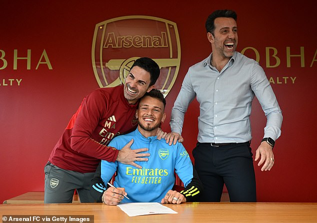 White has signed a long-term new contract with Arsenal, which will keep him at the Emirates until 2028