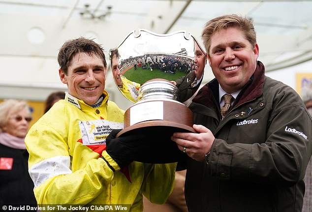 Dan Skelton (right) climbed to the top of the British trainers' championship on Thursday