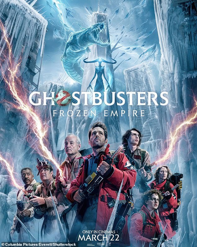 Ghostbusters: Frozen Empire premieres in theaters on March 22