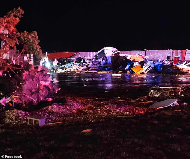 Images and videos on social media show large twisters in and around Winchester and in other parts of the state