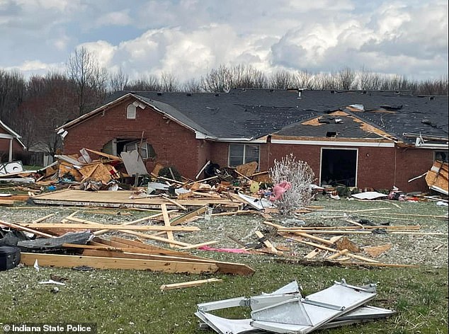 Jefferson County Sheriff Ben Flint said storms destroyed three or four single-family homes and four or five other buildings