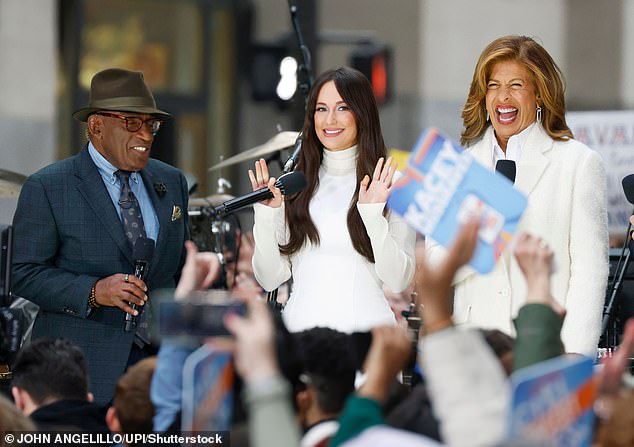 The always irritable Hoda Kotb seemed excited to be on stage with her