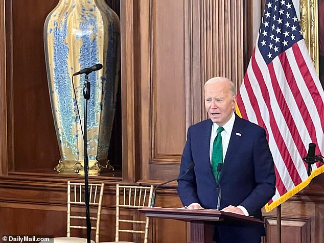 Speaker Mike Johnson hosts Biden and Irish leader Leo Varadkar for the annual Friends of Ireland lunch at the Capitol