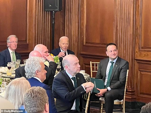 Speaker Mike Johnson hosts Biden and Irish leader Leo Varadkar for the annual Friends of Ireland lunch at the Capitol