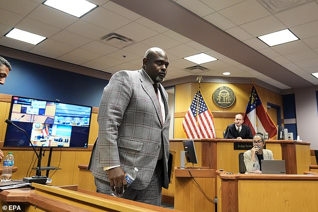 Terrence Bradley (above), Wade's former attorney, corroborated that claim in text messages revealed to the court, even though he later claimed on the witness stand that he had 