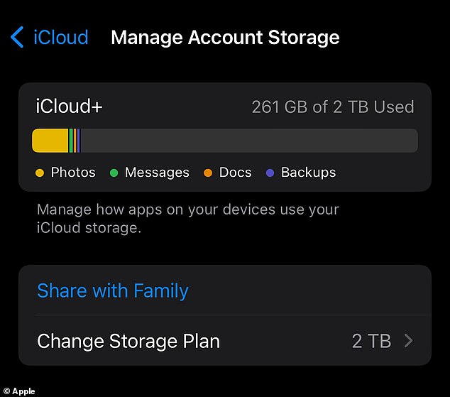 For many people, photos make up the majority of storage space.  Buying extra storage space is an easy way to avoid having to delete photos.