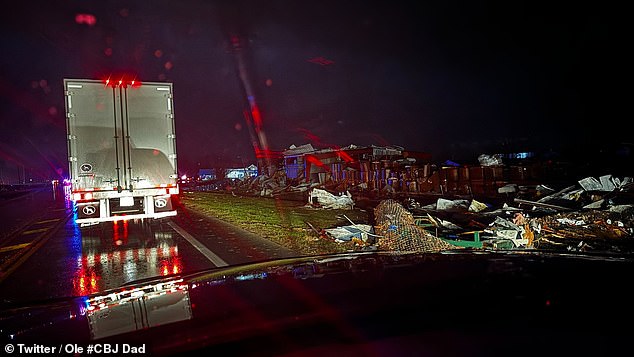 The residents of Lakeside RV Park, in Lakeview, Ohio, were hit by a tornado on Thursday evening