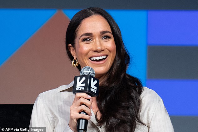 Meghan Markle pictured last week at the SXSW 2024 conference in Austin, Texas