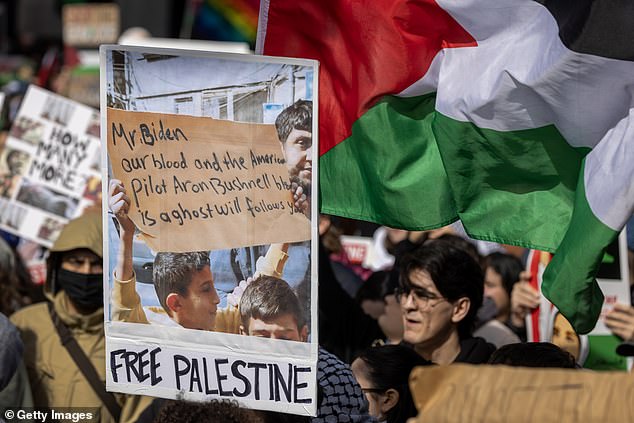 Protesters in Los Angeles express their anger at the government's policies