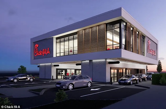 The new drive-thru design is designed to accommodate the fast-food giant's growing digital operations and will debut this year at a restaurant in the company's home base of Atlanta, Georgia.