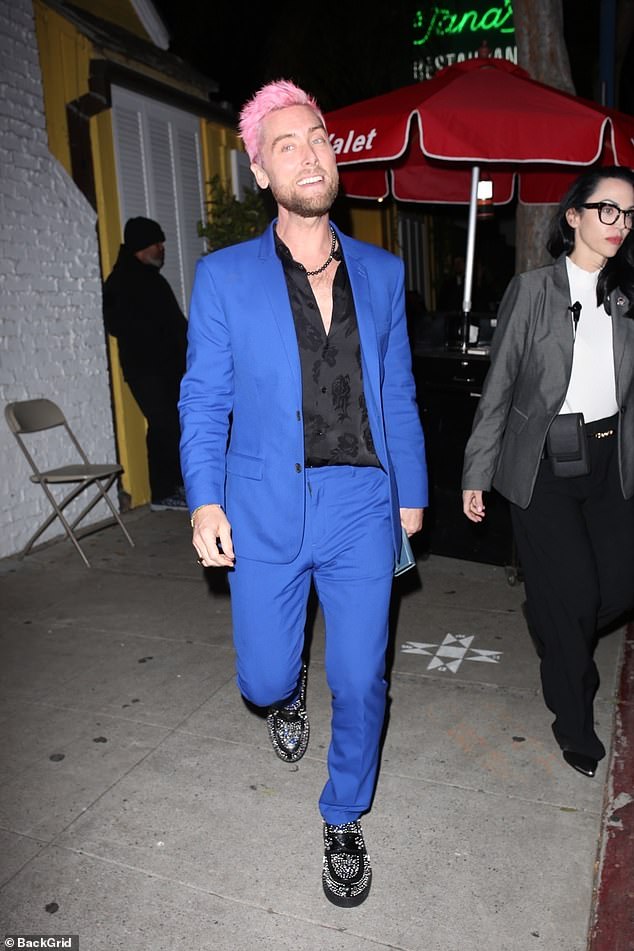 Other celebrity guests included his NSYNC bandmate Lance Bass, 44, fresh from their performance together