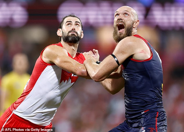 Former Magpie Brodie Grundy (left) will face his old club after a strong display for his new club Sydney against another former club, Melbourne