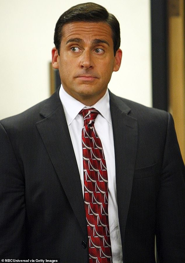 Steve Erceg is a dead ringer for The Office's Michael Scott in the eyes of some UFC fans (actor Steve Carell is pictured)