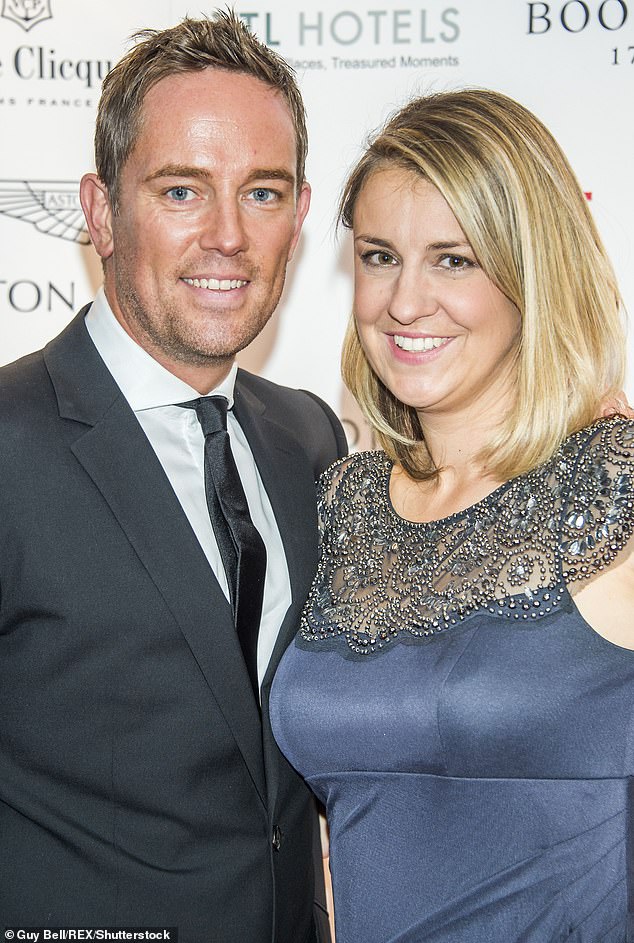 The sports presenter, 51, was left devastated after she died within four days of being diagnosed with acute myeloid leukemia.  (Simon and Gemma pictured in 2015)