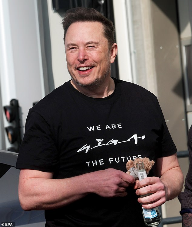 Musk was honored for his 