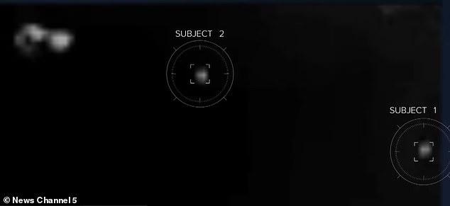 The camera, placed at the back of the house, recorded two light sources far away and another light source called 'Subject One' closer to the house.  Another light source called 'Subject Two' is briefly seen in the footage moving towards Subject One before being obscured by bushes