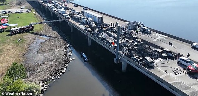 1710588004 889 Louisiana trucker is charged with causing 160 car pile up that killed