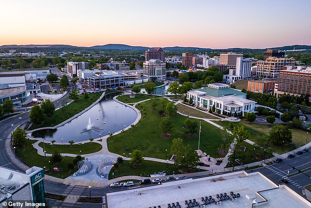 Huntsville, Alabama, has been nicknamed Rocket City after the rockets that took the first man to the moon were developed there at the Marshall Space Flight Center