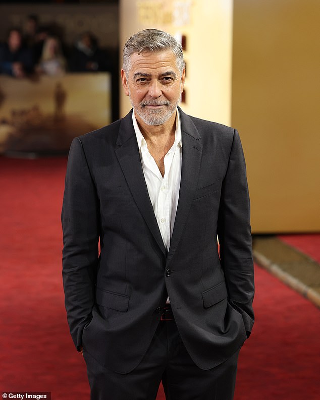 George Clooney is one of the many celebrities who have gracefully gone gray