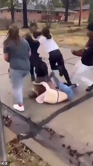 Gain then appears to have a seizure while other teens continue to fight over her body