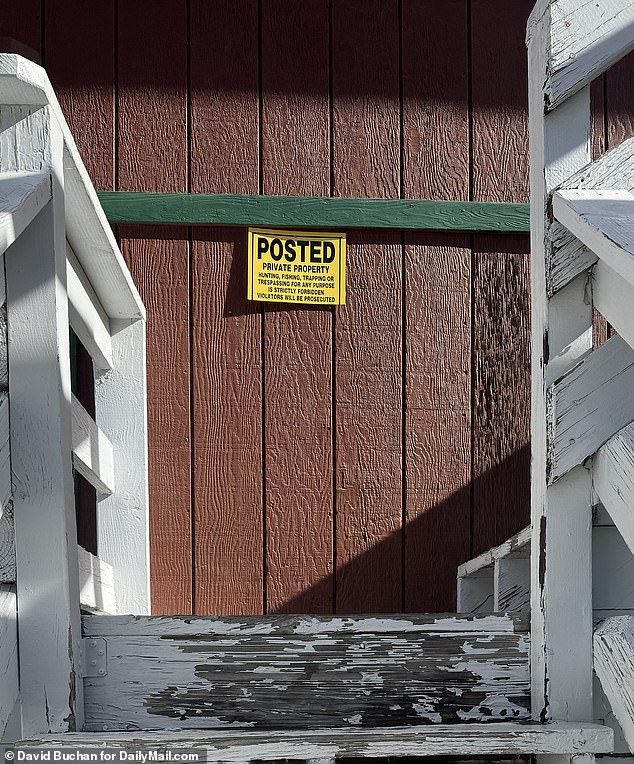 Since the victory, a private property notice has been placed on the home he shares with his wife