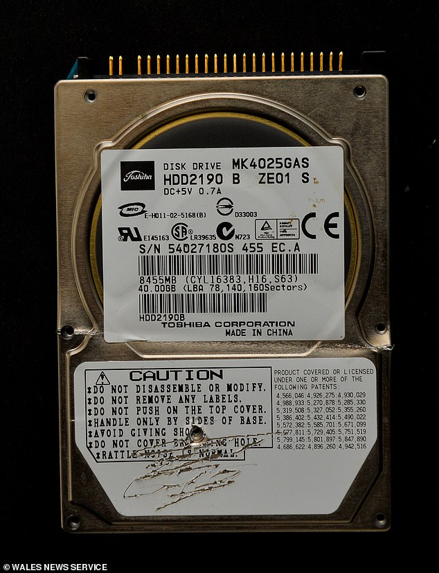 James said there were two identical hard drives in his office and he accidentally packed the wrong one before throwing it away