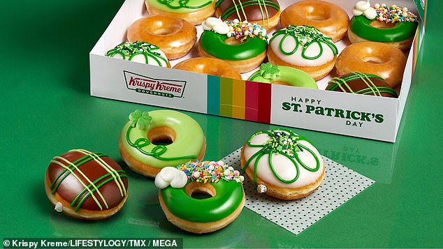 In honor of the holiday, the company is introducing four new donuts