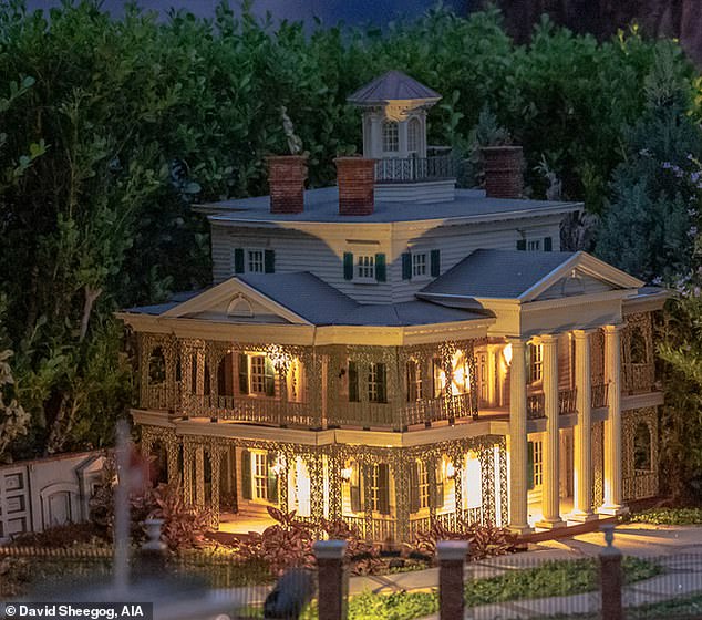 The Haunted Mansion – as a trained architect, Sheegog approached his dream with a meticulous, planned approach