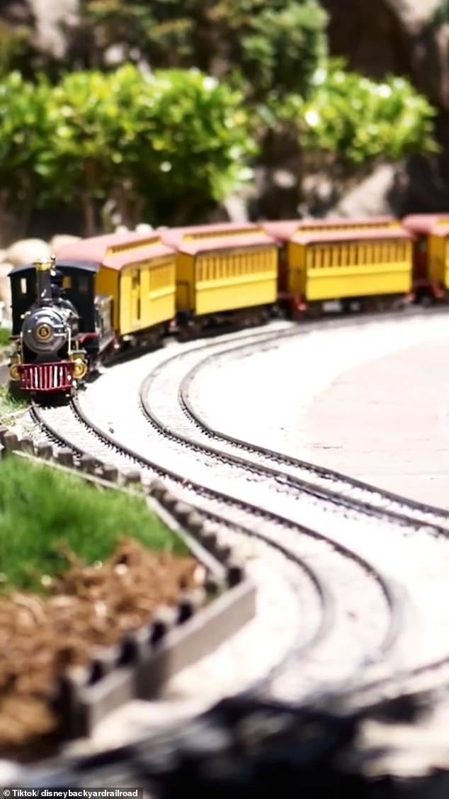 He started with a commercially produced model train set that he modified