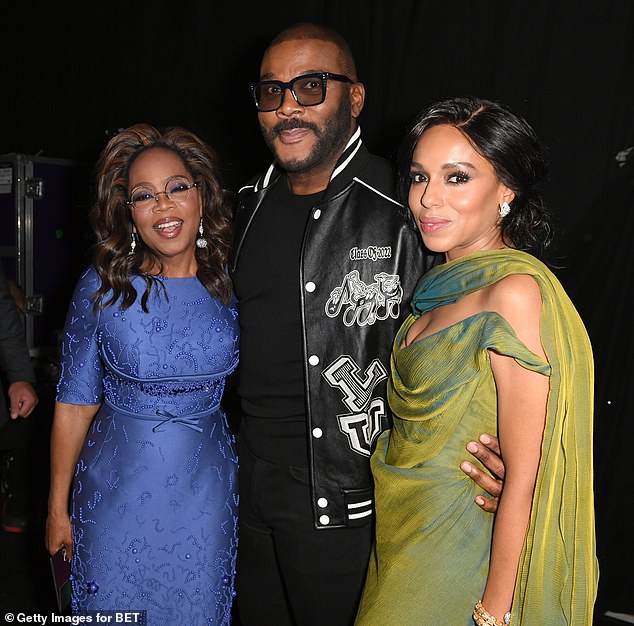 Washington was able to take some time to chat with superstars Oprah Winfrey and Tyler Perry