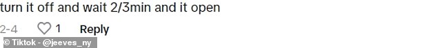 Many people thanked Jeeves for his advice in the comments section, while others were baffled as they couldn't find the filter on their own machines