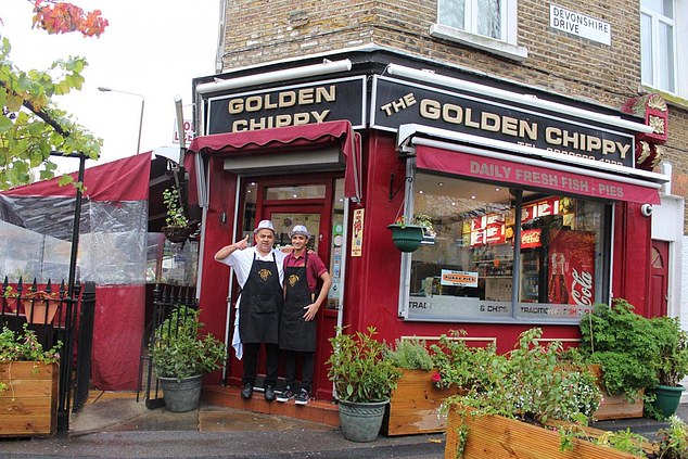 The Golden Chippy was voted London's best restaurant by TripAdvisor in 2016