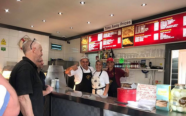 Chris Kanizi has been serving locals and tourists in his fish shop for twenty years