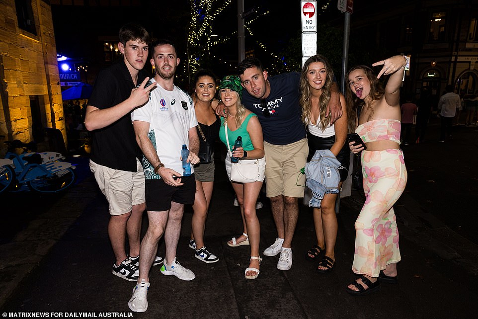 In Australia, many were excited as they embraced the festivities as well as each other, as the party continued until venues closed their doors