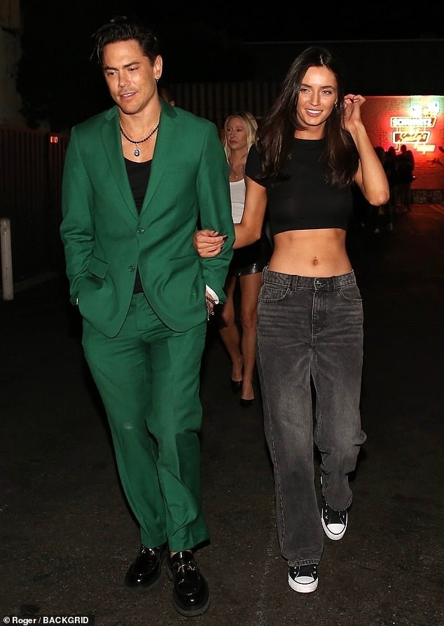 Tom Sandoval was also spotted in the company of his girlfriend, Victoria Lee Robinson, after wrapping production on the special