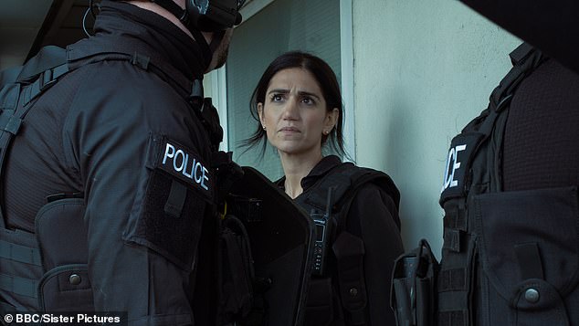The five-part TV show aired in February last year and followed a corrupt police detective as he tries to get out from under the thumb of a powerful criminal (Leila pictured on the show)