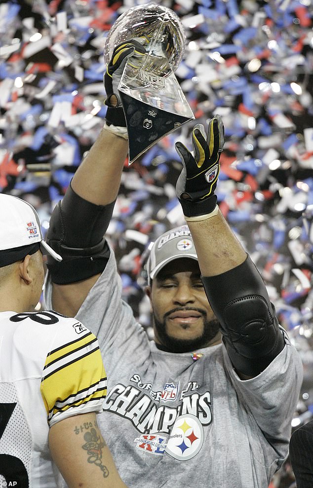 Bettis won the Lombardi Trophy after the Pittsburgh Steelers won Super Bowl XL in 2006