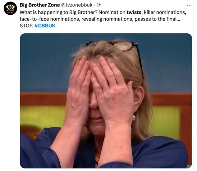 1710727861 235 Celebrity Big Brother viewers SLAM the shows stupid twists as