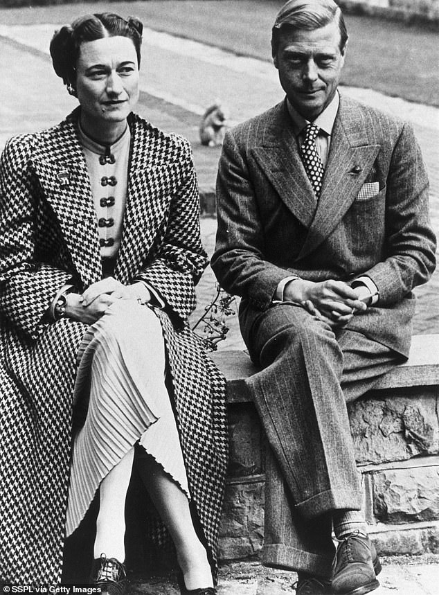 The Duke and Duchess of Windsor pictured in England in 1939, three years after he abdicated the throne